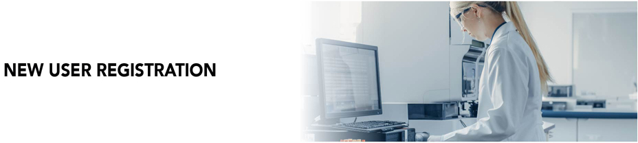 New User Registration Header